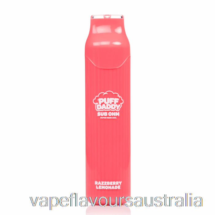 Vape Nicotine Australia Puff Daddy 6000 Disposable Razzberry Lemonade